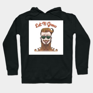 Hipster with huge beard Hoodie